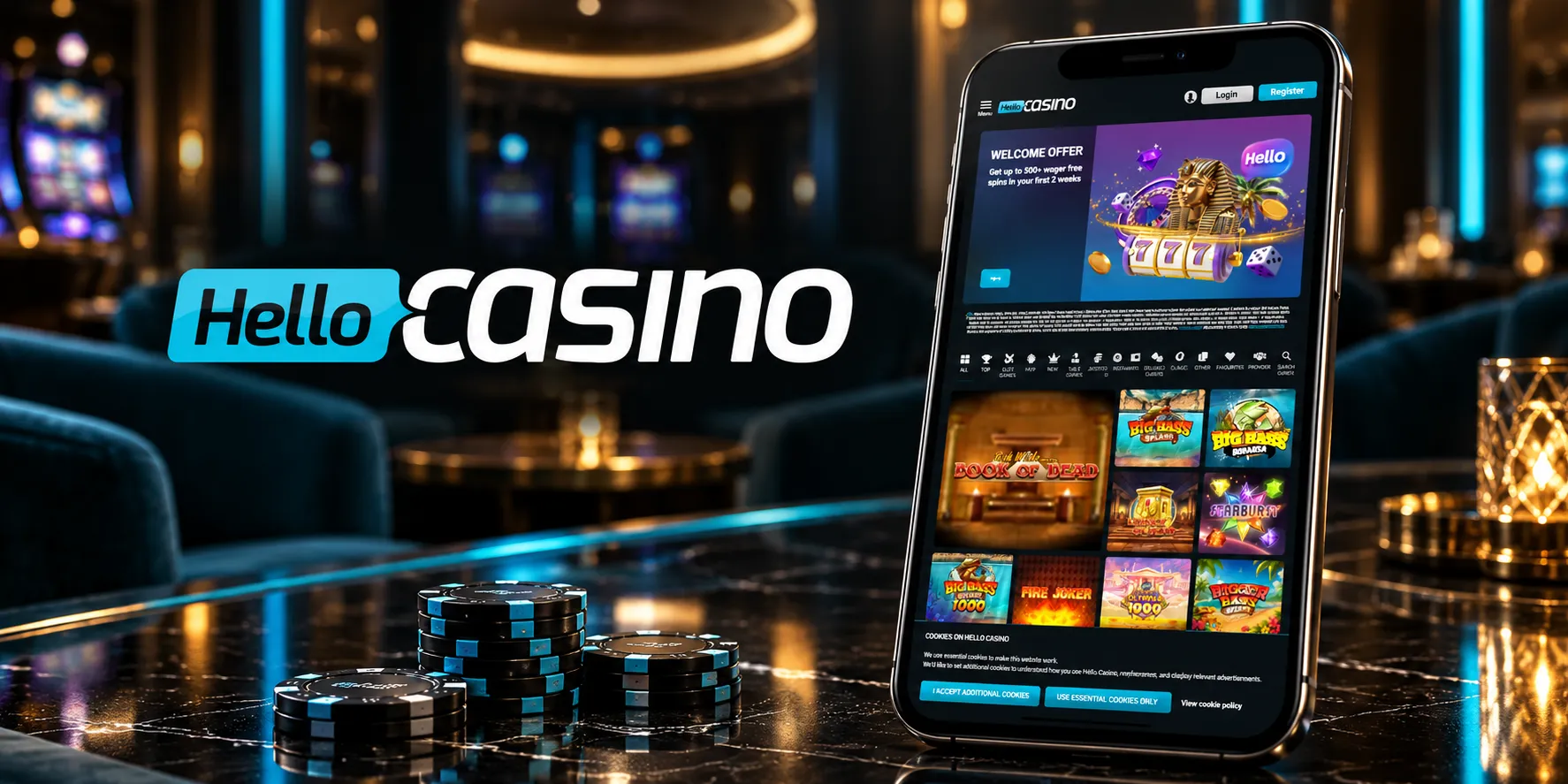 Hello Casino App Screenshot